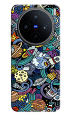 Space Abstract Vivo X200T Back Cover