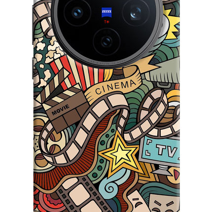 Cinema Abstract Vivo X200T Back Cover