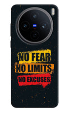 No Fear No Limits No Excuse Vivo X200T Back Cover