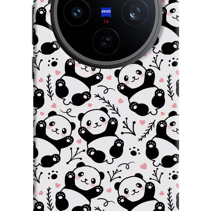 Cute Panda Vivo X200T Back Cover
