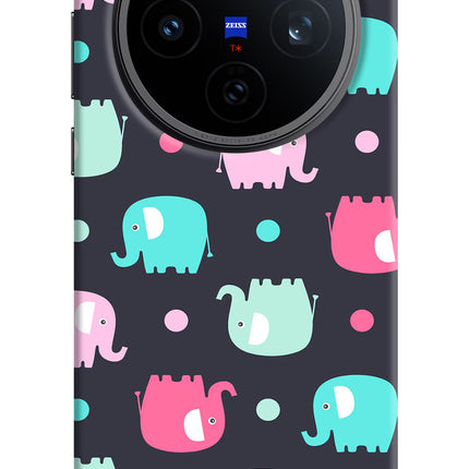 Elephants Vivo X200T Back Cover