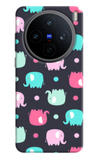 Elephants Vivo X200T Back Cover