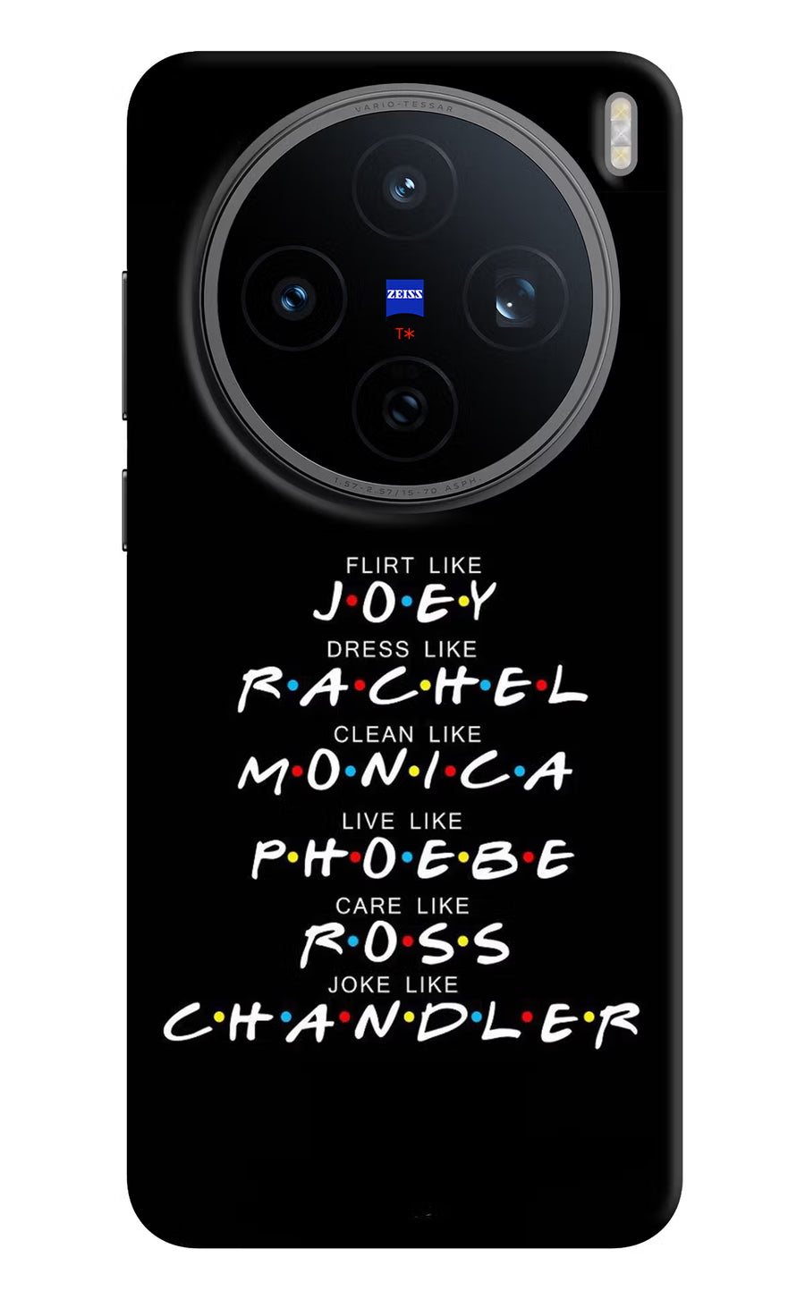 FRIENDS Character Vivo X200T Back Cover, Hard case