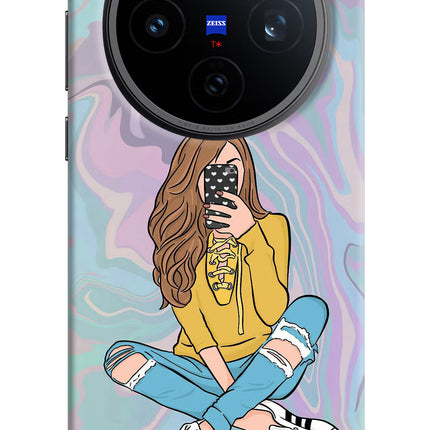 Selfie Girl Vivo X200T Back Cover