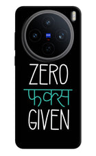 Zero Fucks Given Vivo X200T Back Cover