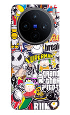 Sticker Bomb Vivo X200T Back Cover