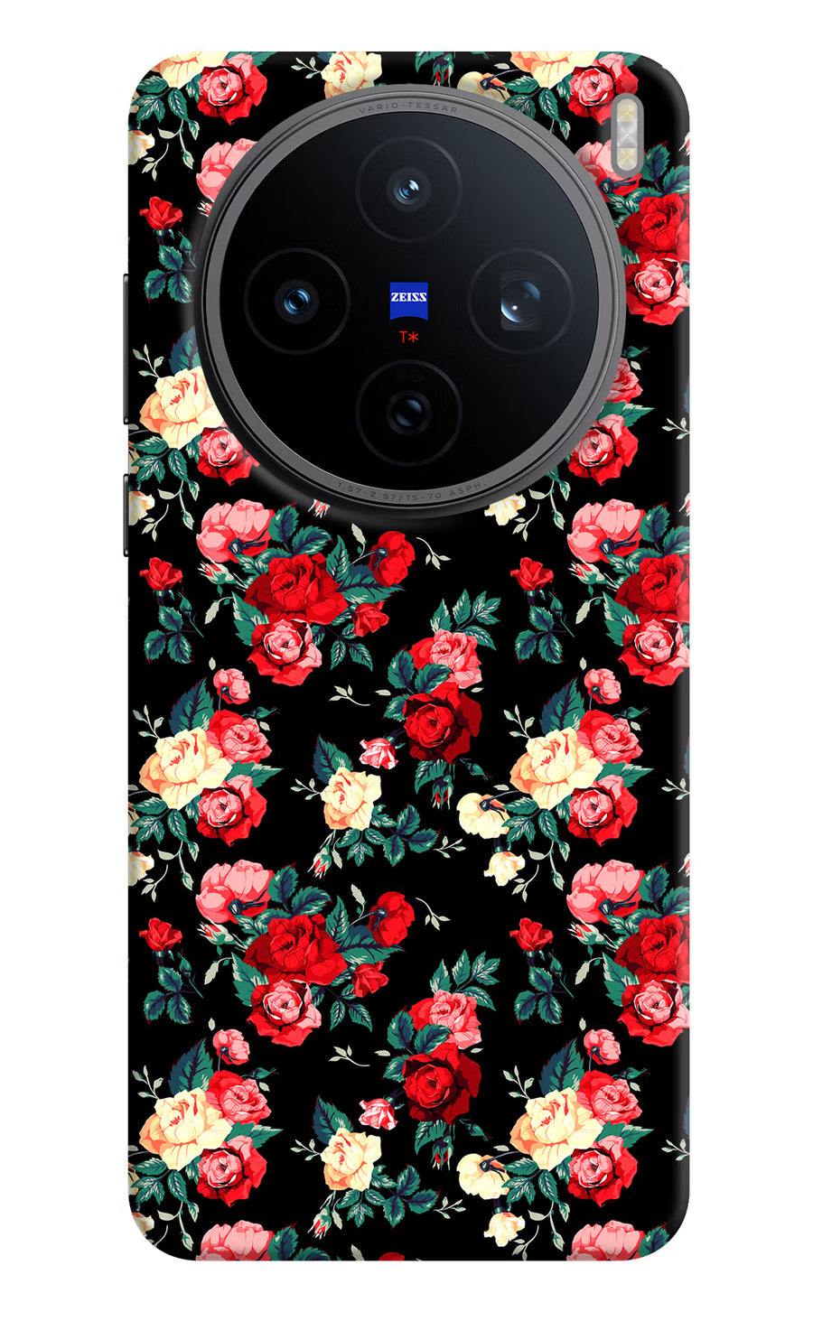 Rose Pattern Vivo X200T Back Cover, Hard case