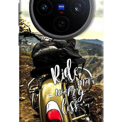 Ride More Worry Less Vivo X200T Back Cover