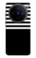 Black and White Print Vivo X200T Back Cover