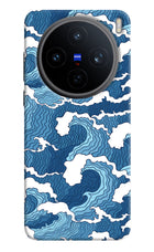Blue Waves Vivo X200T Back Cover