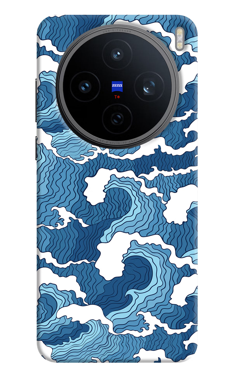Blue Waves Vivo X200T Back Cover, Hard case