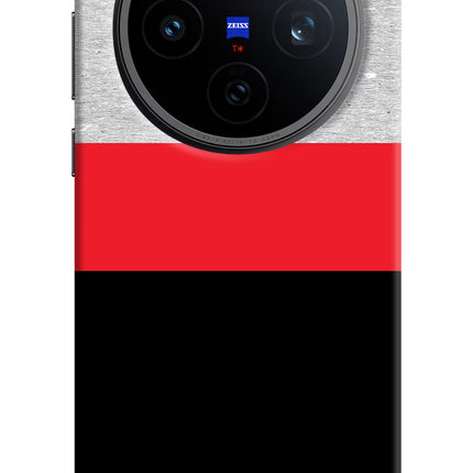 Tri Color Pattern Vivo X200T Back Cover