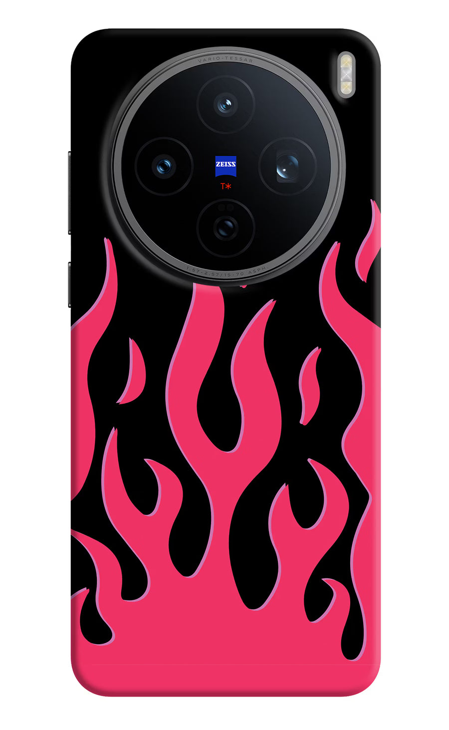 Fire Flames Vivo X200T Back Cover, Hard case