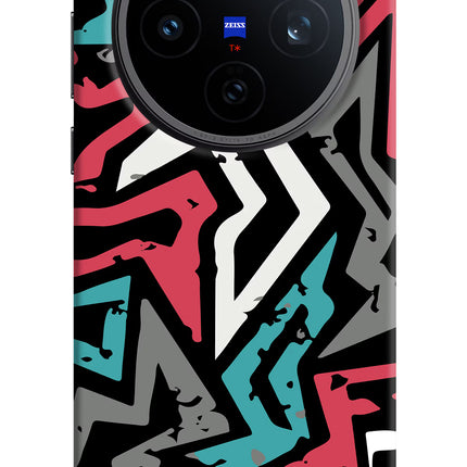 Geometric Graffiti Vivo X200T Back Cover