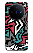 Geometric Graffiti Vivo X200T Back Cover