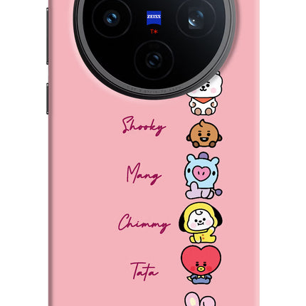 BTS names Vivo X200T Back Cover