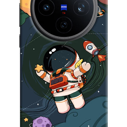 Cartoon Astronaut Vivo X200T Back Cover