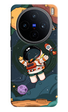 Cartoon Astronaut Vivo X200T Back Cover