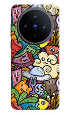Veggie Doodle Vivo X200T Back Cover