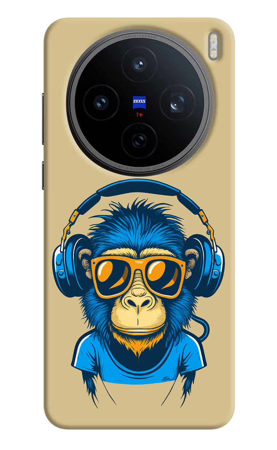 Monkey Headphone Vivo X200T Back Cover, Hard case