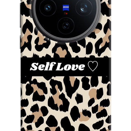 Leopard Print Self Love Vivo X200T Back Cover