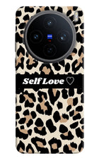 Leopard Print Self Love Vivo X200T Back Cover