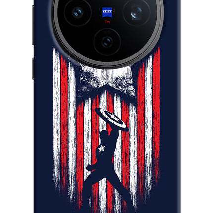 Captain America Marvel Art Vivo X200T Back Cover