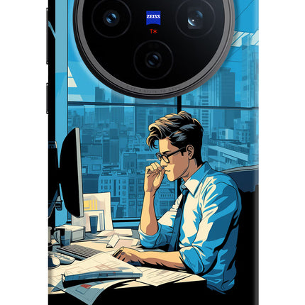 Focused Hustler (AI Generated) Vivo X200T Back Cover