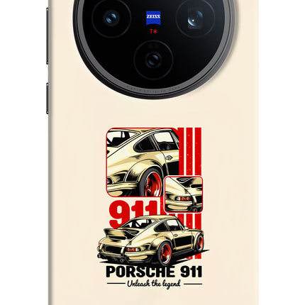 Classic Porsche 911 Vivo X200T Back Cover