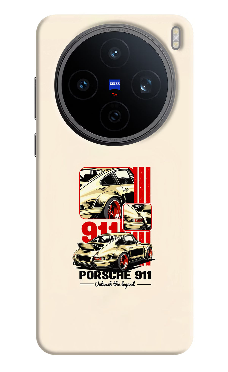 Classic Porsche 911 Vivo X200T Back Cover, Hard case