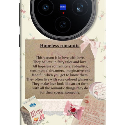 Hopeless Romantic Vivo X200T Back Cover