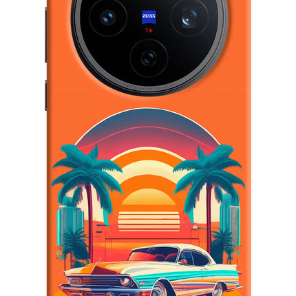 Palm Drive 80s Vivo X200T Back Cover