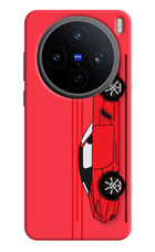 Red Velocity Vivo X200T Back Cover