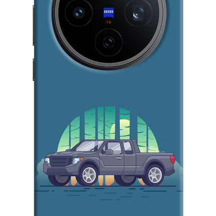 Retro Garage Vibe Vivo X200T Back Cover