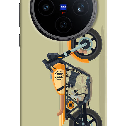 Vertical Speedster Vivo X200T Back Cover