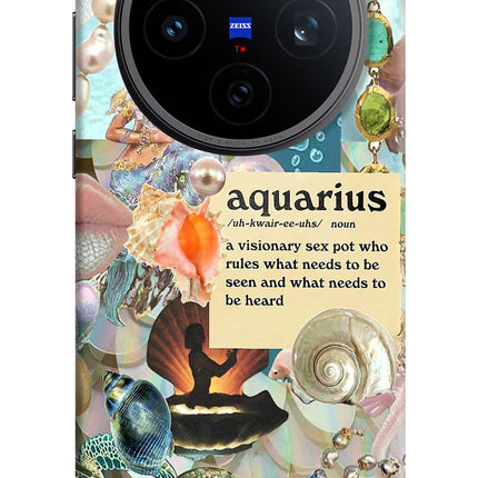 Aquarius Zodiac Vivo X200T Back Cover