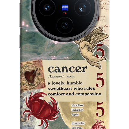 Cancer Zodiac Vivo X200T Back Cover