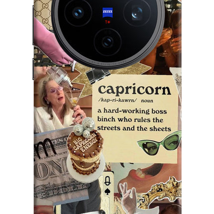 Capricorn Zodiac Vivo X200T Back Cover