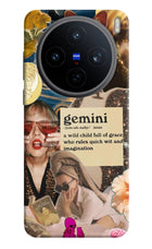 Gemini Zodiac Vivo X200T Back Cover