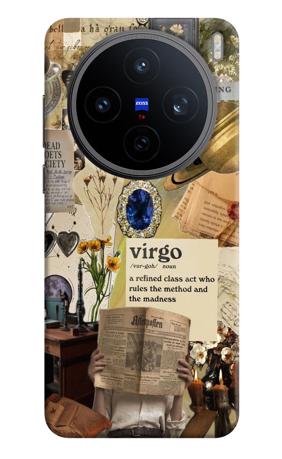 Virgo Zodiac Vivo X200T Back Cover, Hard case