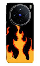 Fired Up – Black Vivo X200T Back Cover