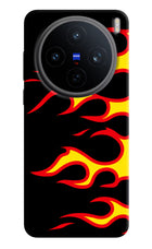 Side Sweep Flames Vivo X200T Back Cover