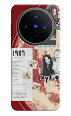Taylor Swift Vivo X200T Back Cover