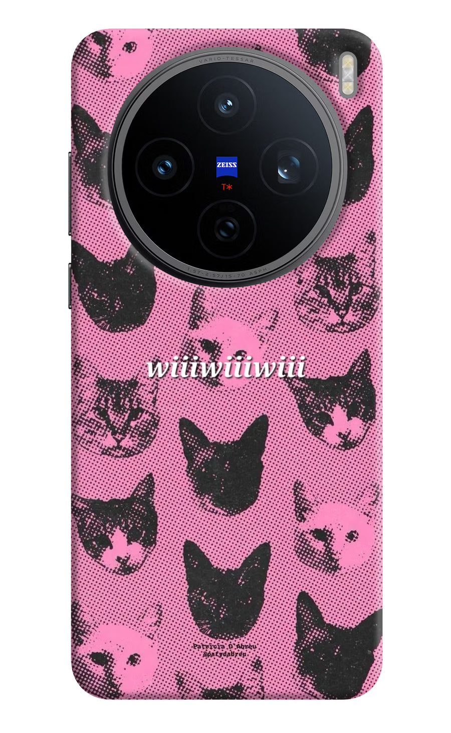 Pink Cats Vivo X200T Back Cover, Hard case