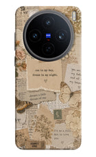 Vintage case Vivo X200T Back Cover