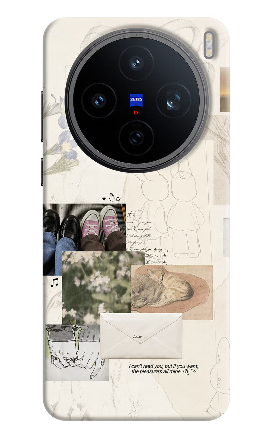 Soft Aesthetic Vivo X200T Back Cover, Hard case