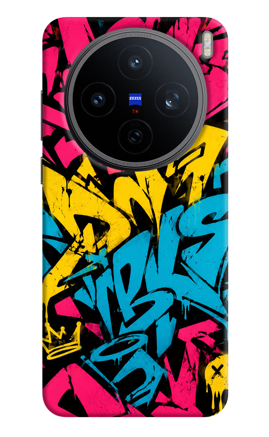 Graffiti Vibe Vivo X200T Back Cover, Hard case