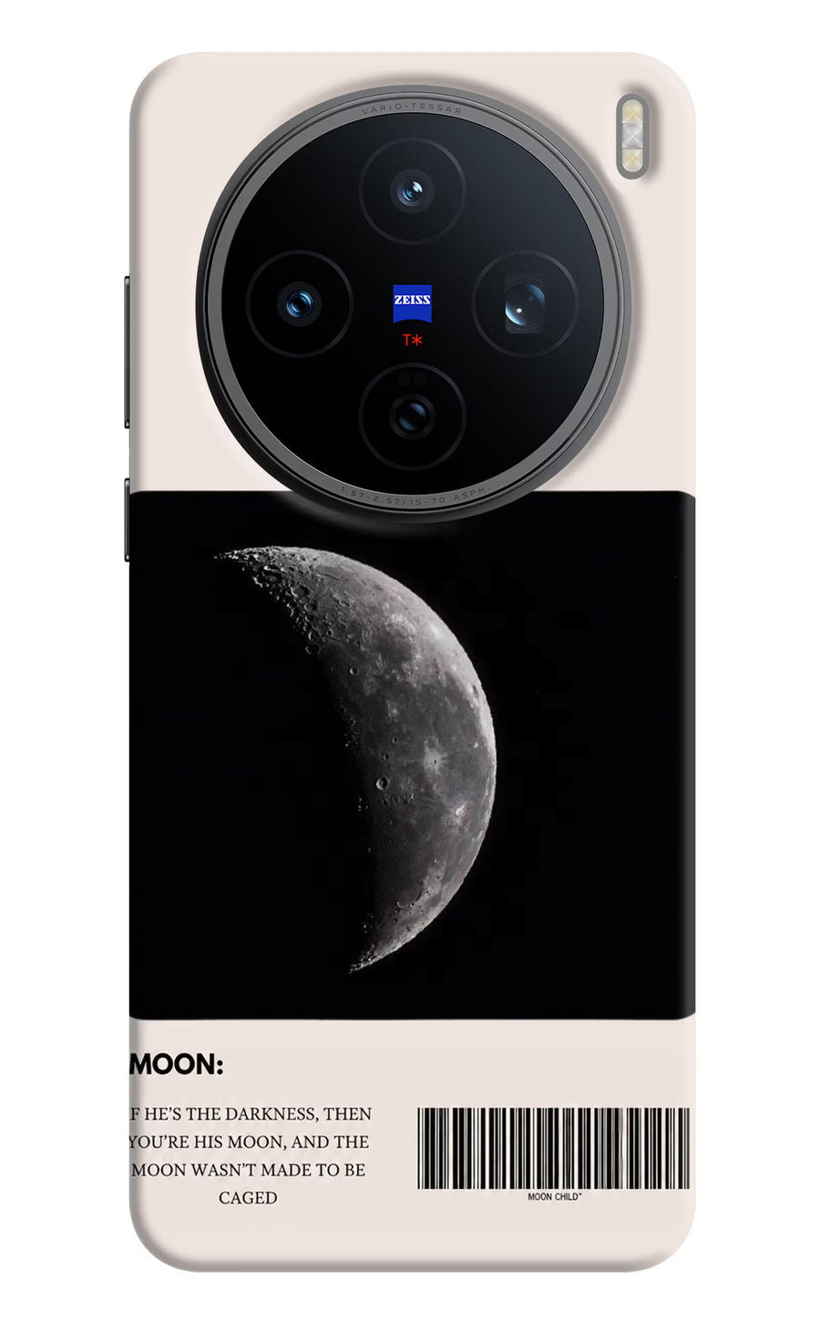 Moon Phase Vivo X200T Back Cover, Hard case