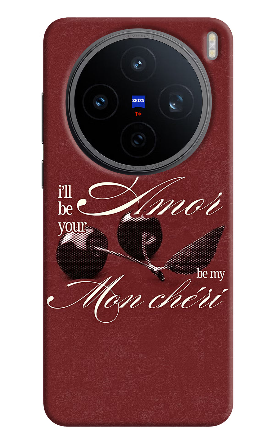 Velvet Cherry Vivo X200T Back Cover, Hard case