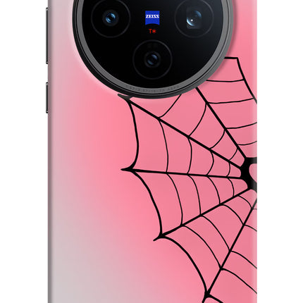 Pink Web Vivo X200T Back Cover